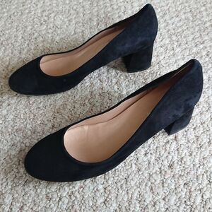 FSNY French sole Trance Black Suede size 9.5